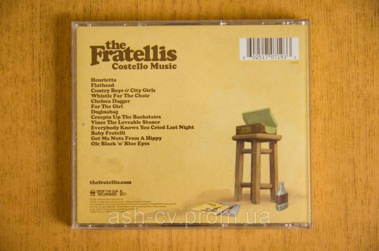 Музичний диск CD. THE FRATELLIS - Costello Music - фото фото фото 2