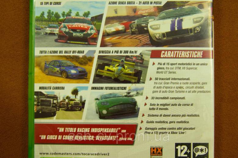 Диск XBOX - TOCA Race Driver 2 - фото фото фото 3