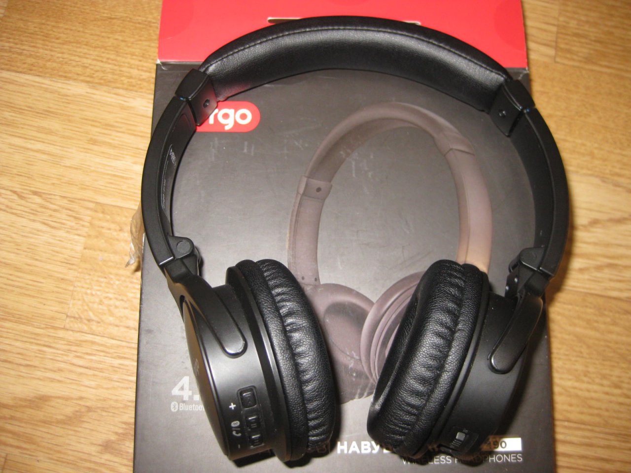 Наушники Bluetooth-гарнитура Ergo BT-490 Black - фото фото фото 0