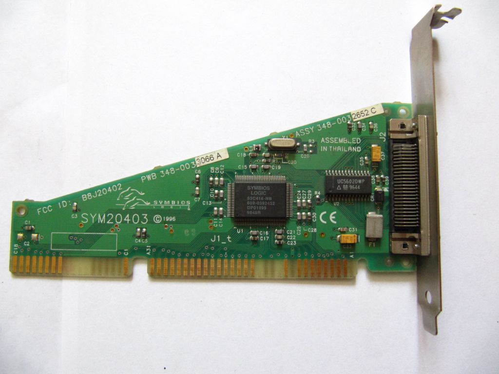 Symbios Logic Inc. SCSI HD50, Storage Server Controller SYM20403, ISA, 1996 - фото фото фото 2