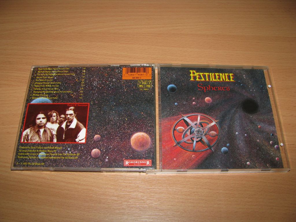 PESTILENCE - Spheres  (1993 Roadrunner 1st press) - фото фото фото 0