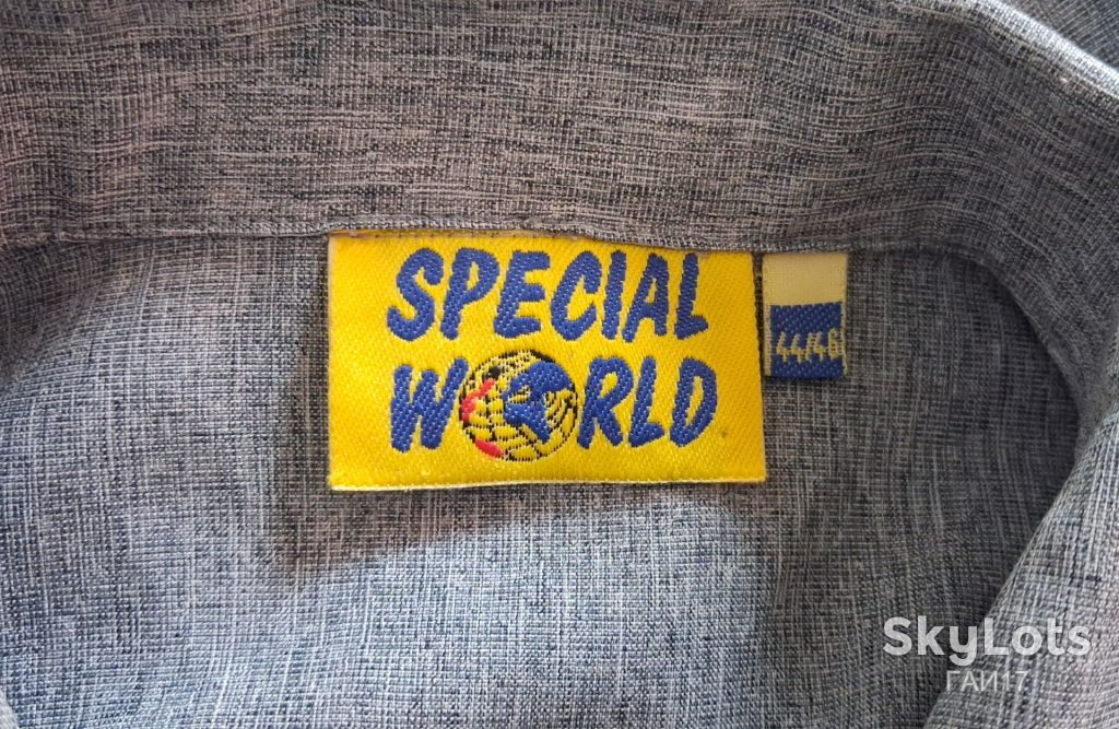 Рубашка от бренда «Special World»/USA/44-46/Color-Grey. - фото фото фото 7