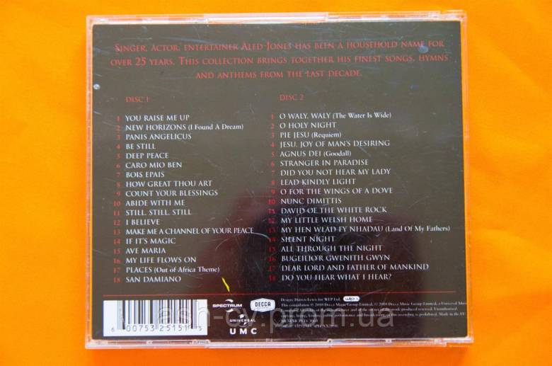 Музичний диск CD. ALED JONES - For you the collection (2cd) - фото фото фото 2