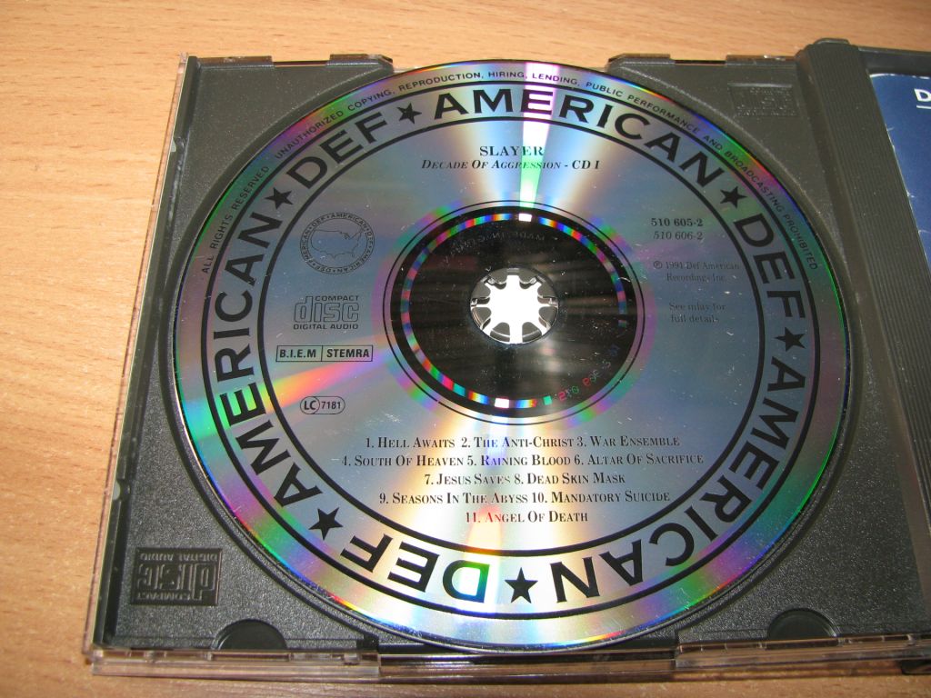 SLAYER - Decade Of Aggression Live  (1991 Def American 2CD 1st press,Germany) - фото фото фото 6