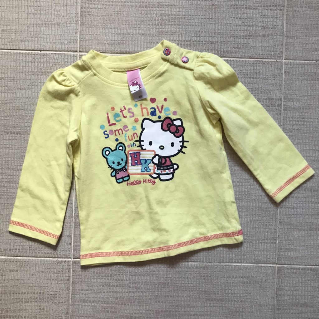 Мягусенькие регланы для девочки Hello Kitty.  Германия. 62, 68 - фото фото фото 0