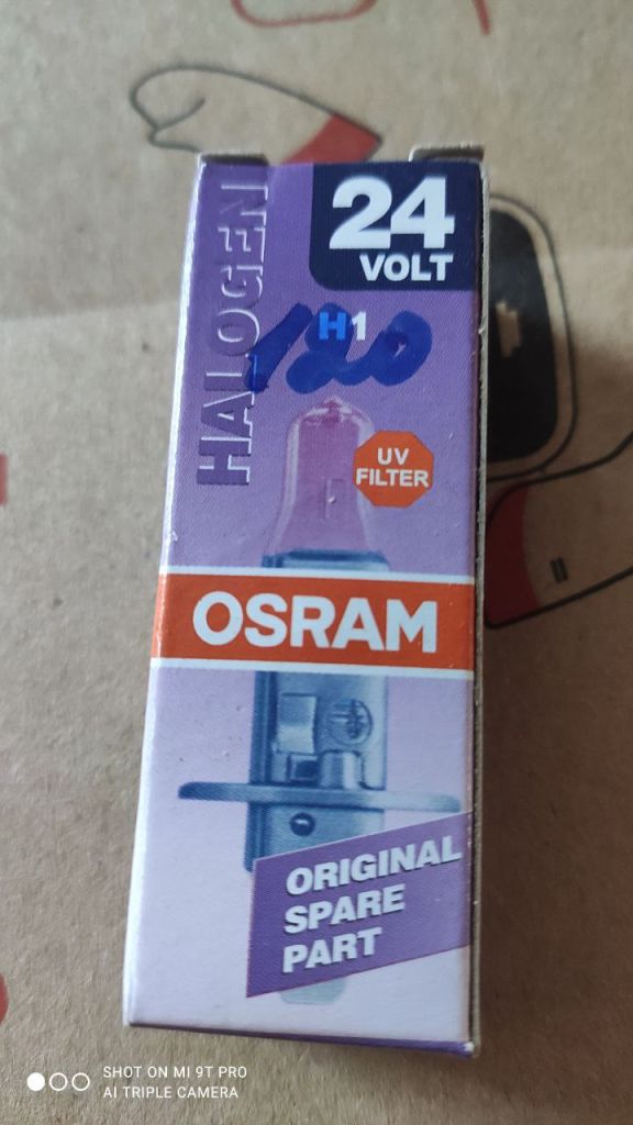 Автолампа Osram Original Line H1 P14,5s 70 W прозора 64155 - фото фото фото 1