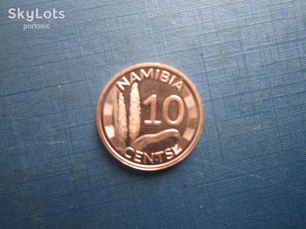 Монета 10 центів Намібія 2025 флора - фото фото фото 0