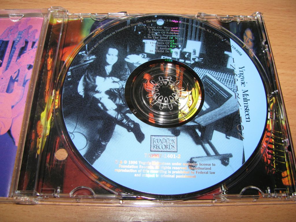 YNGWIE MALMSTEEN - Inspiration   (1996 Foundation 1st press,USA) - фото фото фото 2