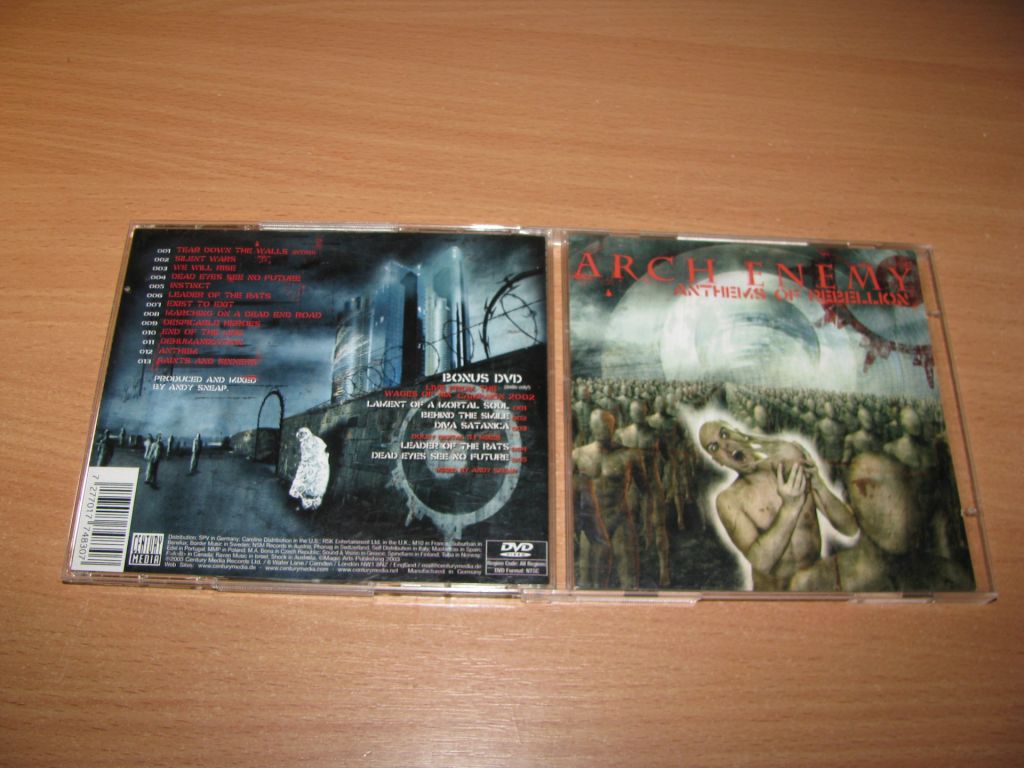 ARCH ENEMY - Anthems Of Rebellion  (2003 Century Media 1st press,2CD) - фото фото фото 0