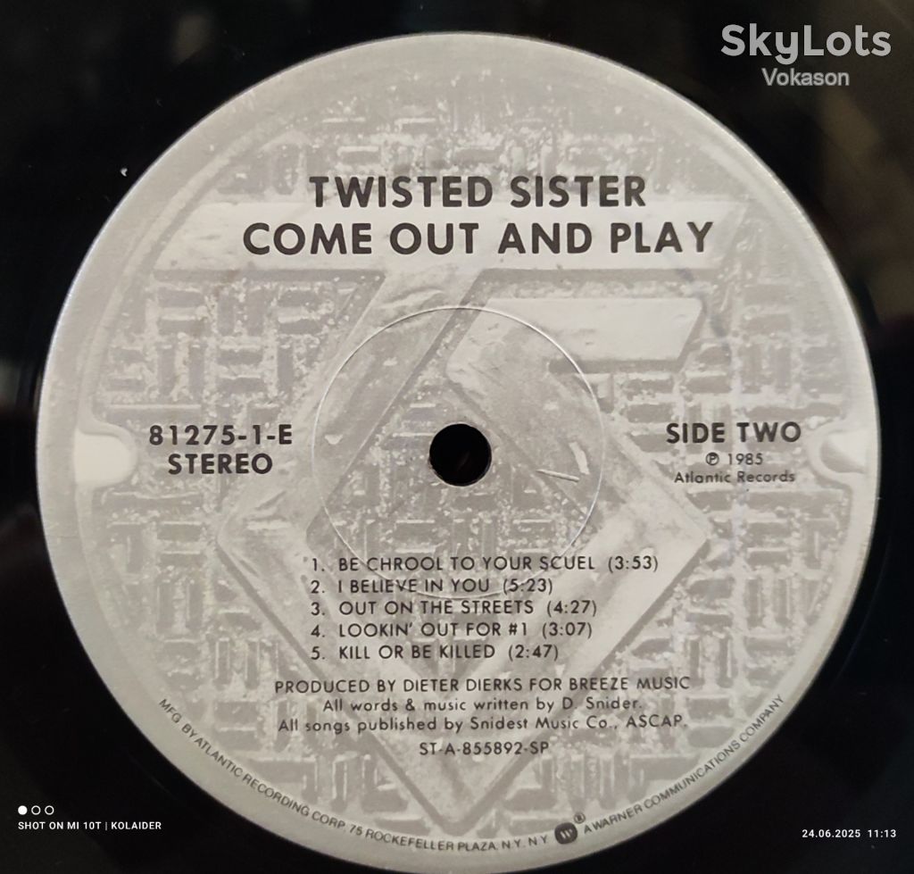 Twisted sister - Come out and play NM/EX - фото фото фото 2