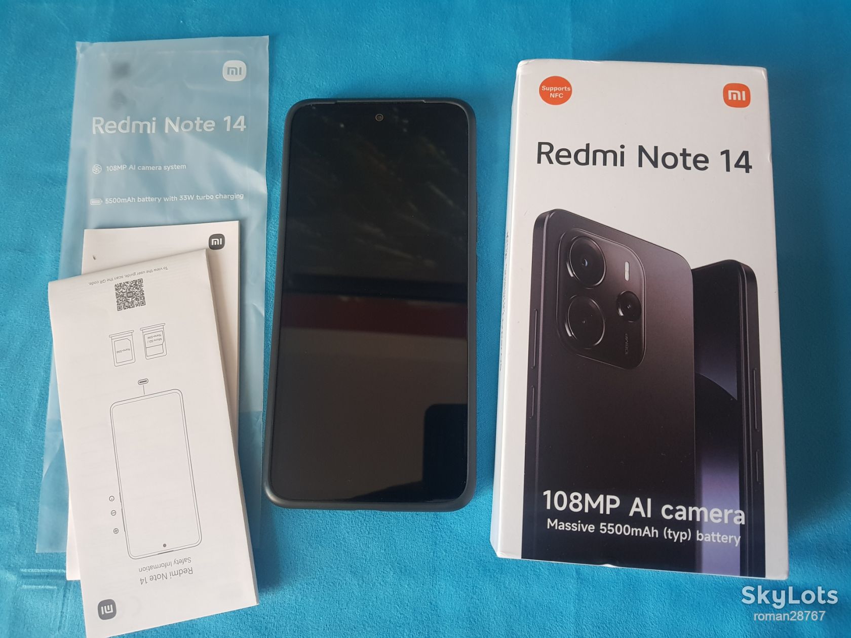 Смартфон Xiaomi Redmi Note 14 8/256GB Midnight Black + чехол-бампер. Офіційний.З 1 грн. - фото фото фото 1