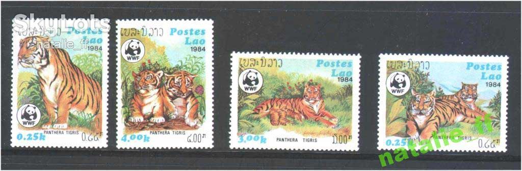 NM Фауна  Лаос 1984 г MNH - WWF - фото фото фото 0