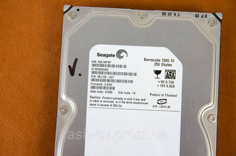 Жорсткий диск, вінчестер, HDD, Seagate, ST3250820AS, 3.5, SATA, 250 Gb - фото фото фото 2