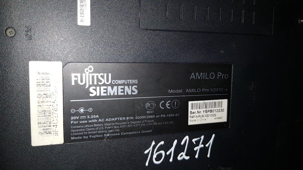 Ноутбук Fujitsu-Siemens AMILO Pro V2010-x № 21120734 - фото фото фото 5