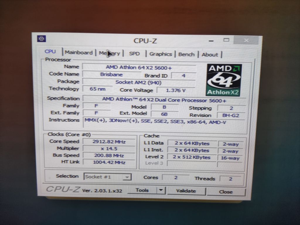 Процесор AMD Athlon 64 X2 5600+ робочий Socket AM2 - фото фото фото 2