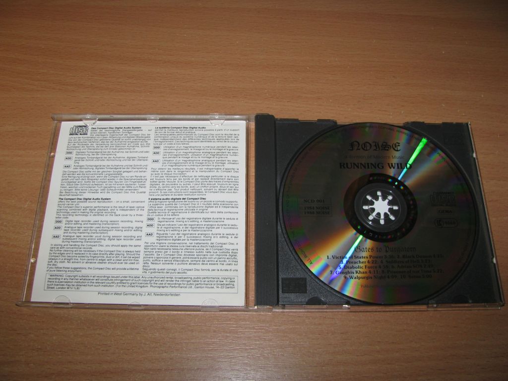 RUNNING WILD - Gates To Purgatory  (1995 Noise,UK) - фото фото фото 1