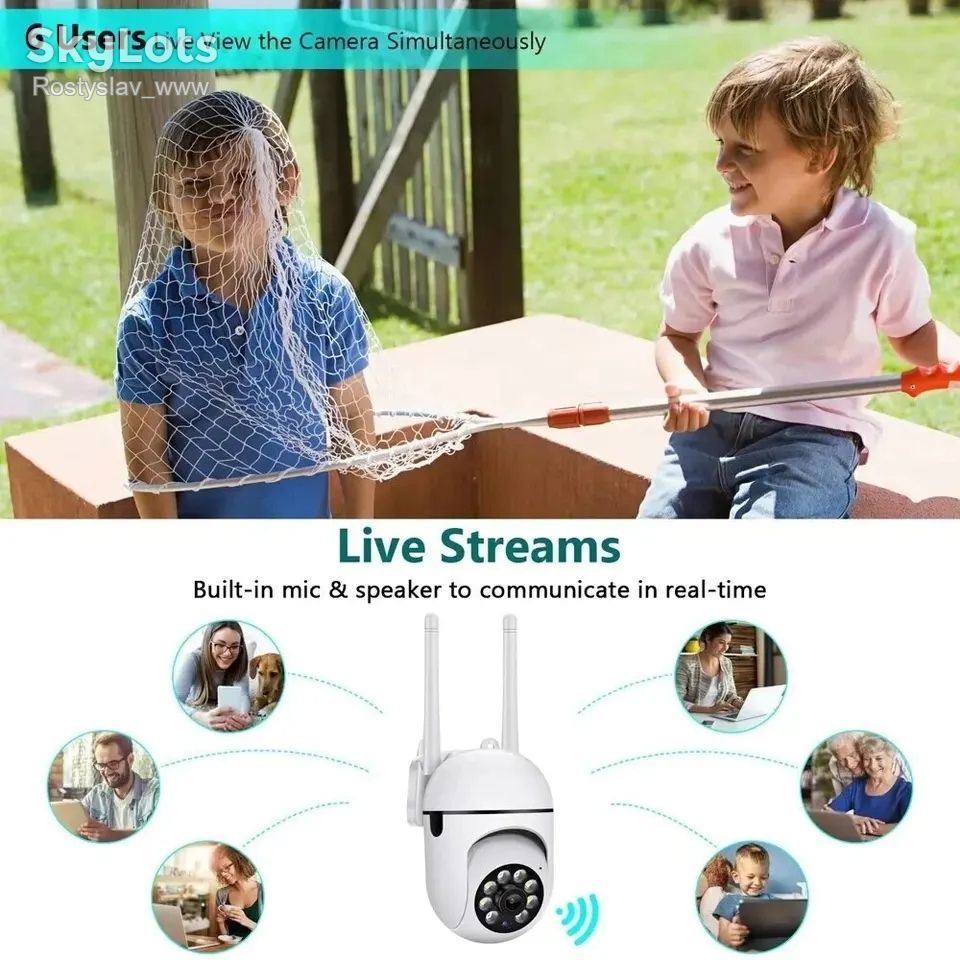Бездротова вулична IP Wi-Fi camera камера відеоспостереження - фото фото фото 5