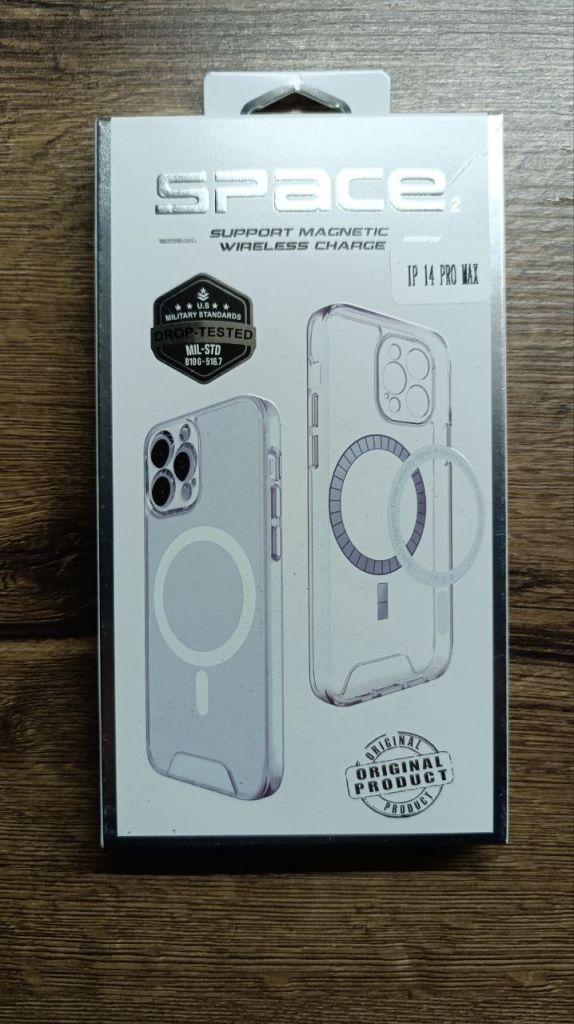 Чехол SPACE2 Support Magnetic Wireless Charge для iPhone 14 Pro Max - фото фото фото 0