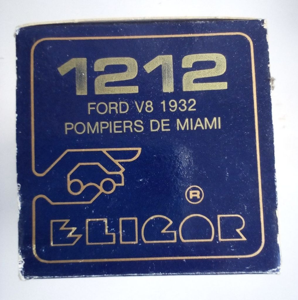 1/43 ELIGOR Ford V8 1932 Pompiers De Miami - фото фото фото 2