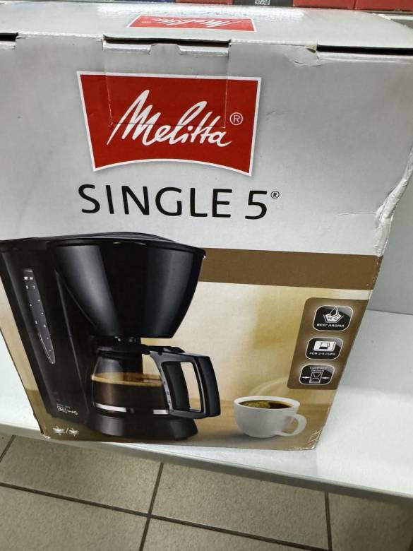 Кавоварка Melitta Single 5 M 720 BK 1-2. Нова ! - фото фото фото 3