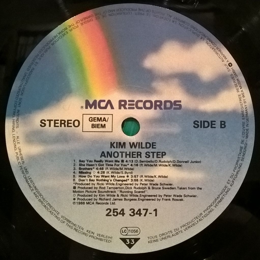 Kim Wilde - Another Step - 1986.   (LP). 12. Vinyl. Пластинка. Germany. - фото фото фото 6