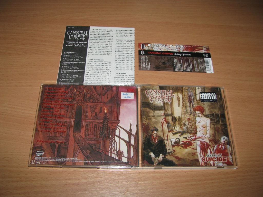CANNIBAL CORPSE - Gallery Of Suicide    (2005 Metal Blade Japan) - фото фото фото 0