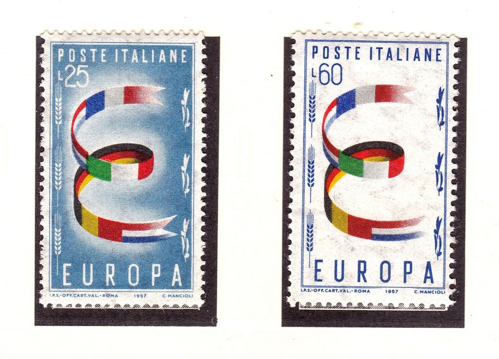 Италия 1957 г  MNH  - EUROPA CEPT - - фото фото фото 0