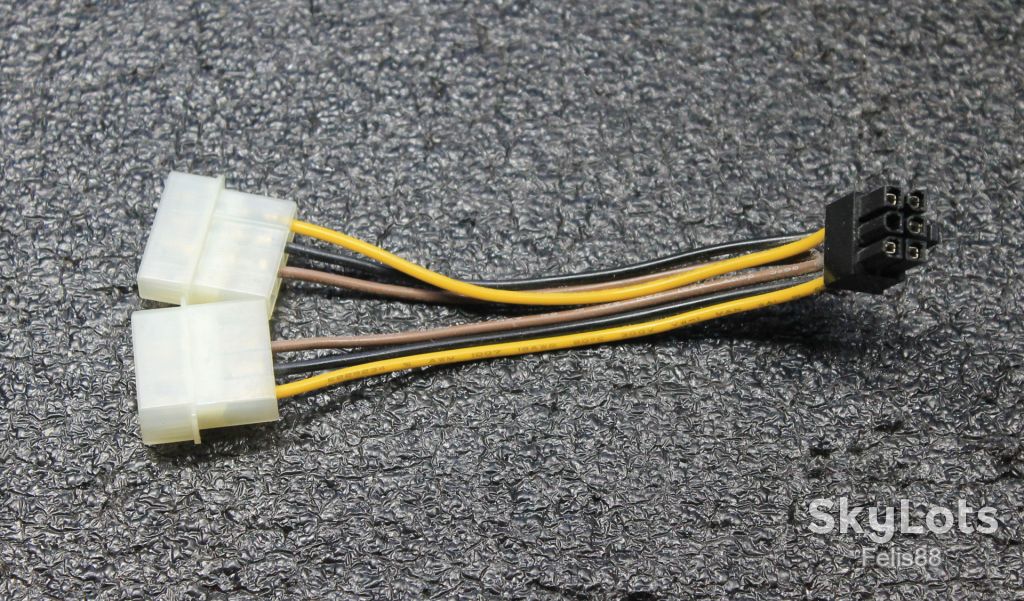 Переходник питание - molex to 6 pin - видеокарта - РАБОЧИЙ - фото фото фото 0
