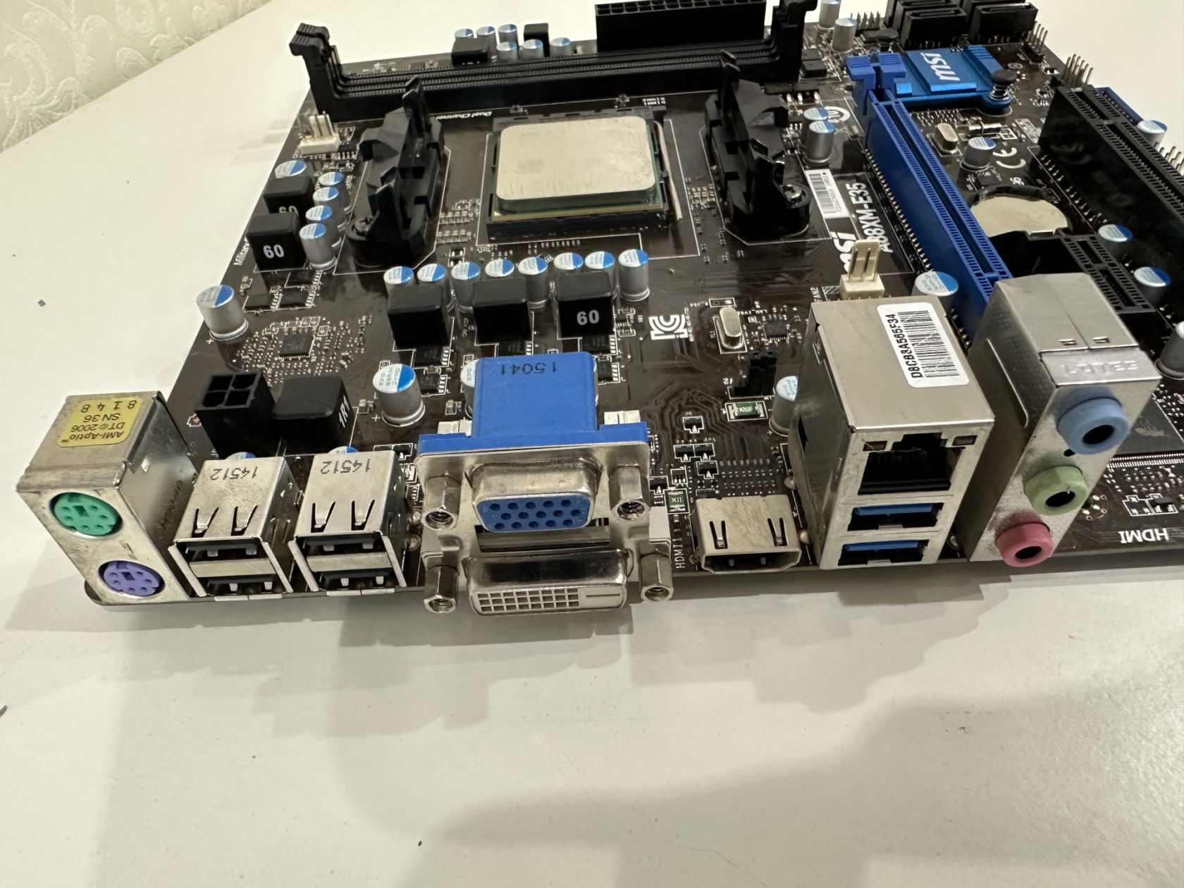 Материнська плата MSI A88XM-E35   (sFM2/FM2+ Процесор A10 5800 - фото фото фото 1
