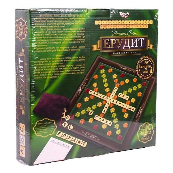 Ерудит Premium Дерев'яні Фішки! Настільна Гра для Розвитку Логіки  (8+). Акція 3+1 - фото фото фото 1