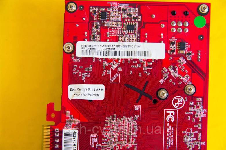НЕРОБОЧА - Відеокарта неробоча GAINWARD GeForce 9600 GT 512Mb 256Bit - фото фото фото 7