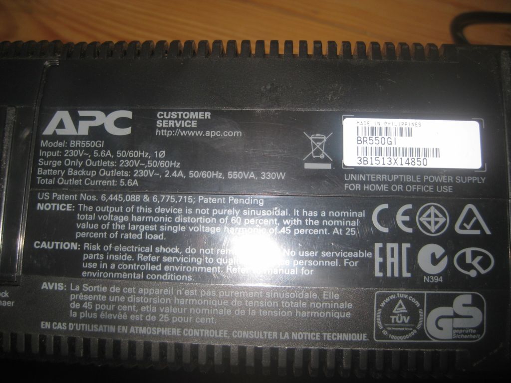 ДБЖ ББЖ UPS APC Back UPS Pro 550 - фото фото фото 4