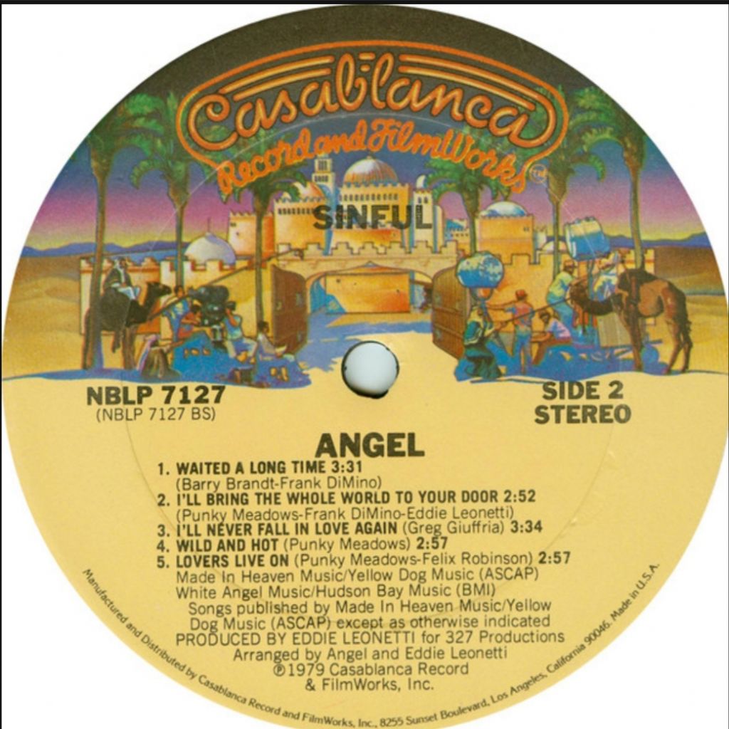 Angel - Sinful - 1979.  (LP). 12. Vinyl. Пластинка. U.S.A. - фото фото фото 5
