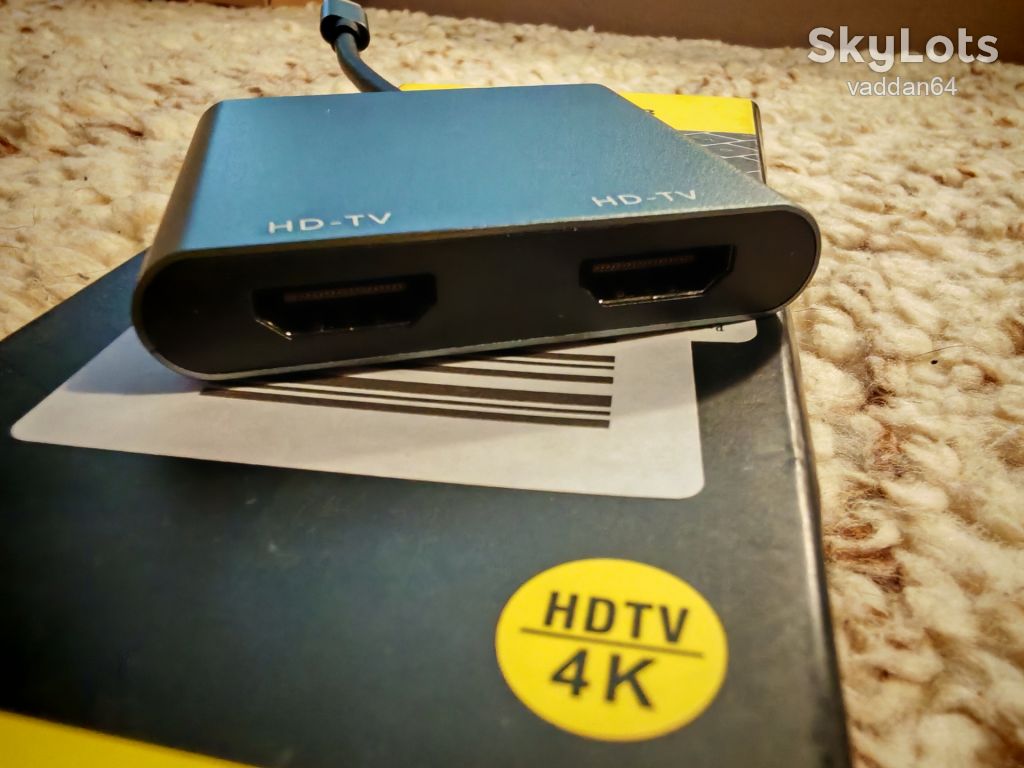 USB-C хаб-розгалужувач «2-в-1»  (USB-C Hub Multi-function Adapter) - HDMI - фото фото фото 0