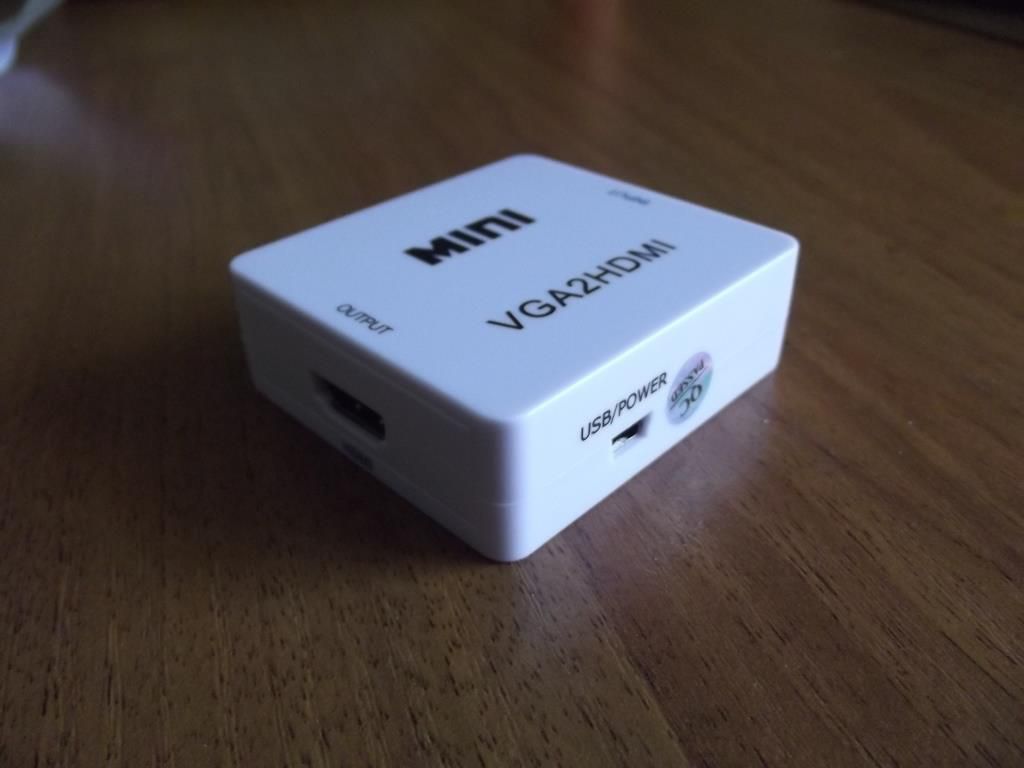 VGA - HDMI TV конвертер видео, аудио, 1080P, белый - фото фото фото 3