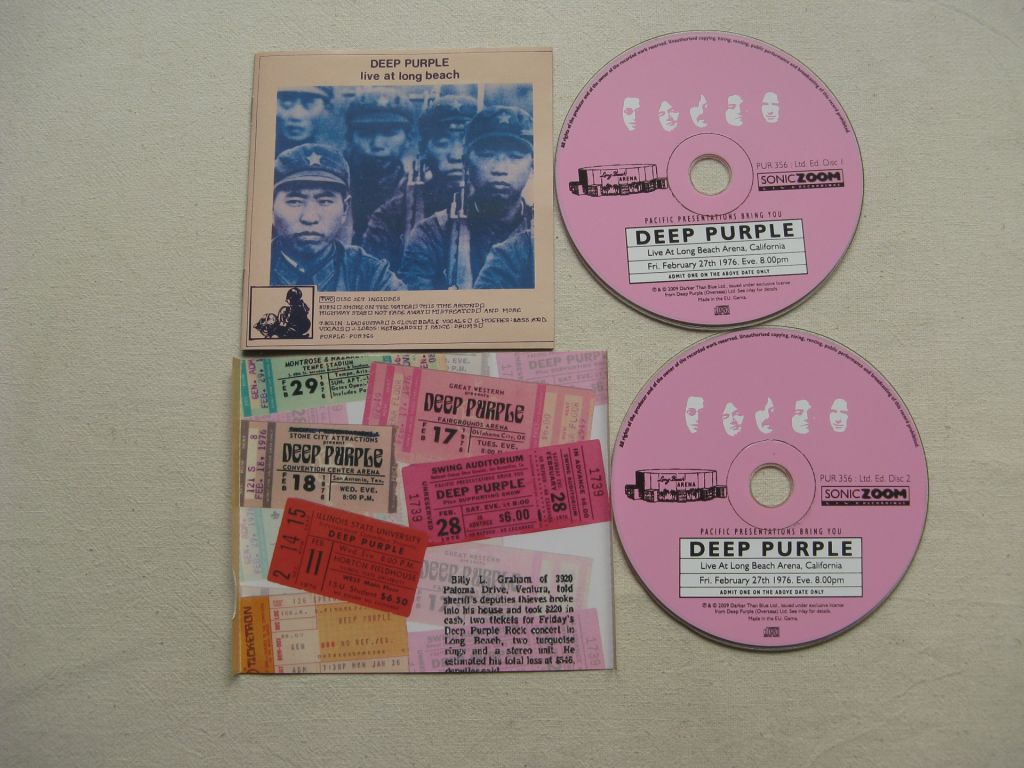 CD Deep Purple. Live At Long Beach . 1996. 2CD. - фото фото фото 1