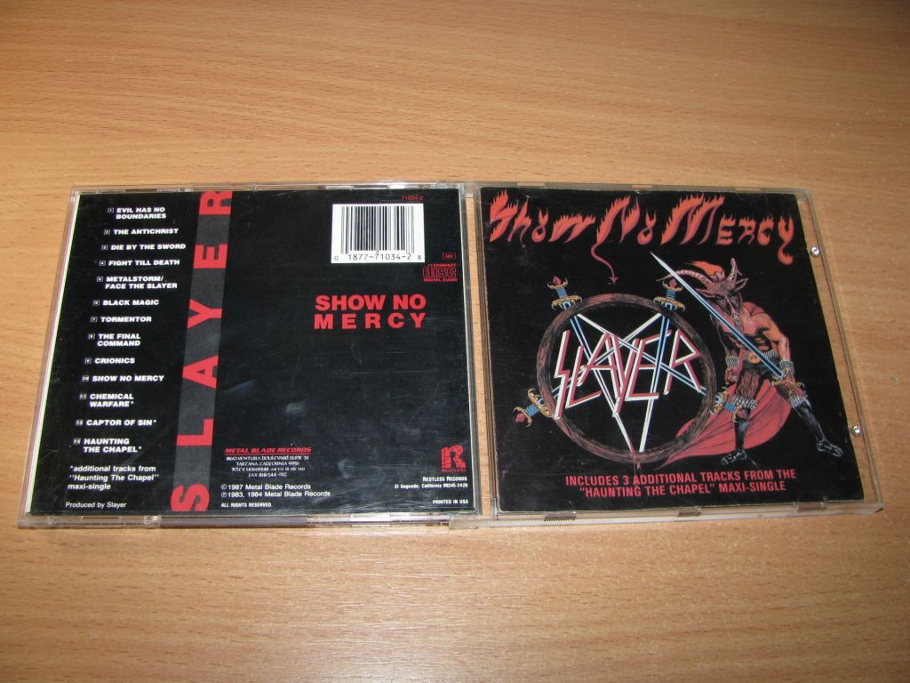 SLAYER - Show No Mercy   (1987 Restless NIMBUS,USA) - фото фото фото 0