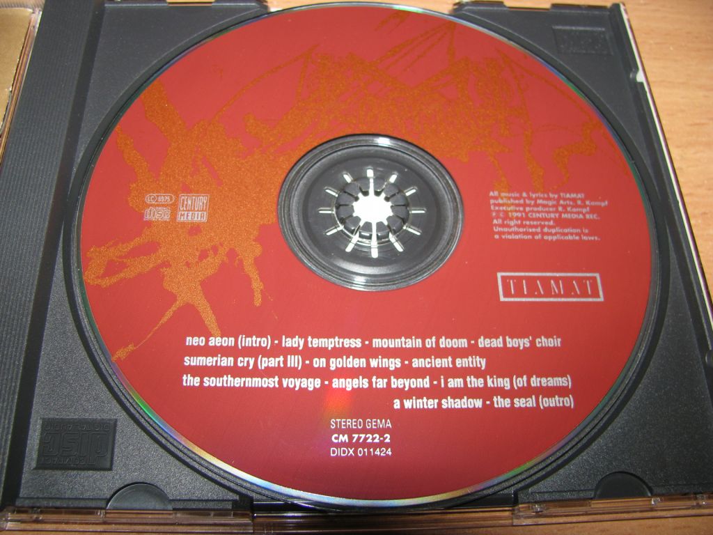 TIAMAT - The Astral Sleep  (1991 Century Media 1st press,USA) - фото фото фото 2
