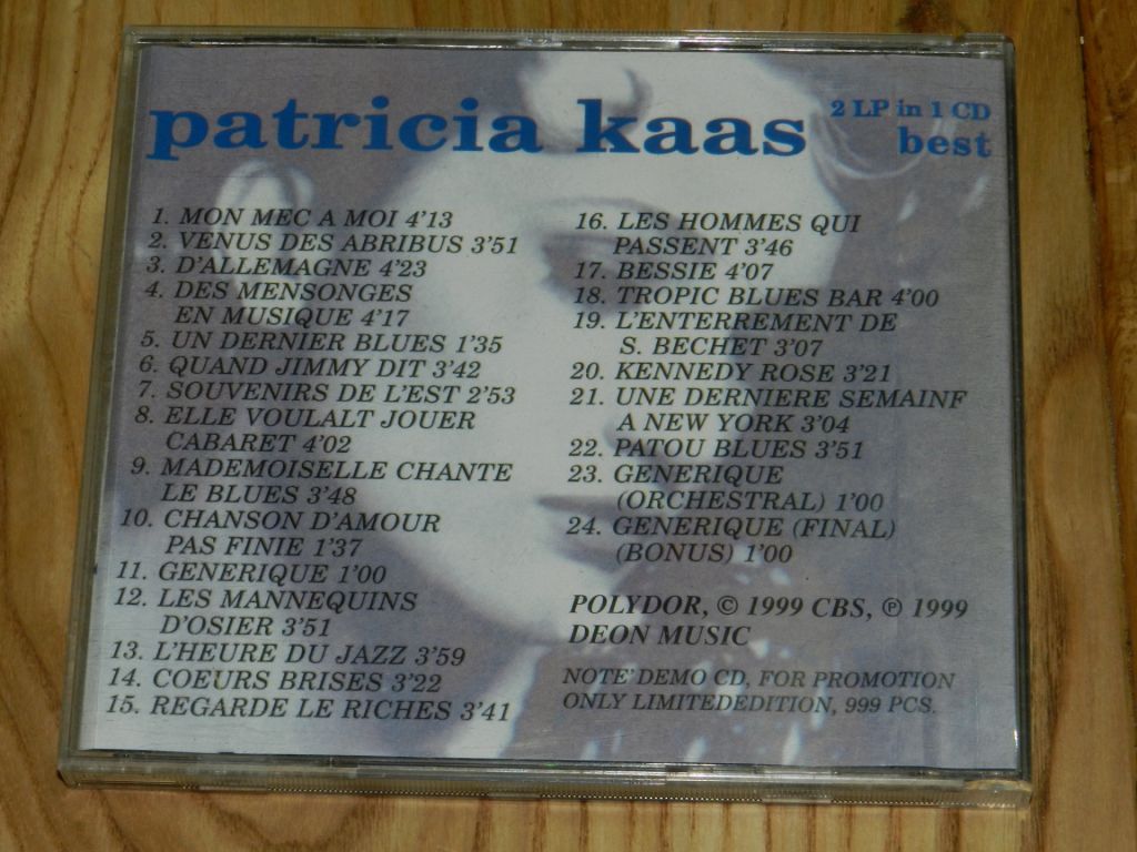 CD   Patricia Kaas 2LP in 1CD - фото фото фото 3