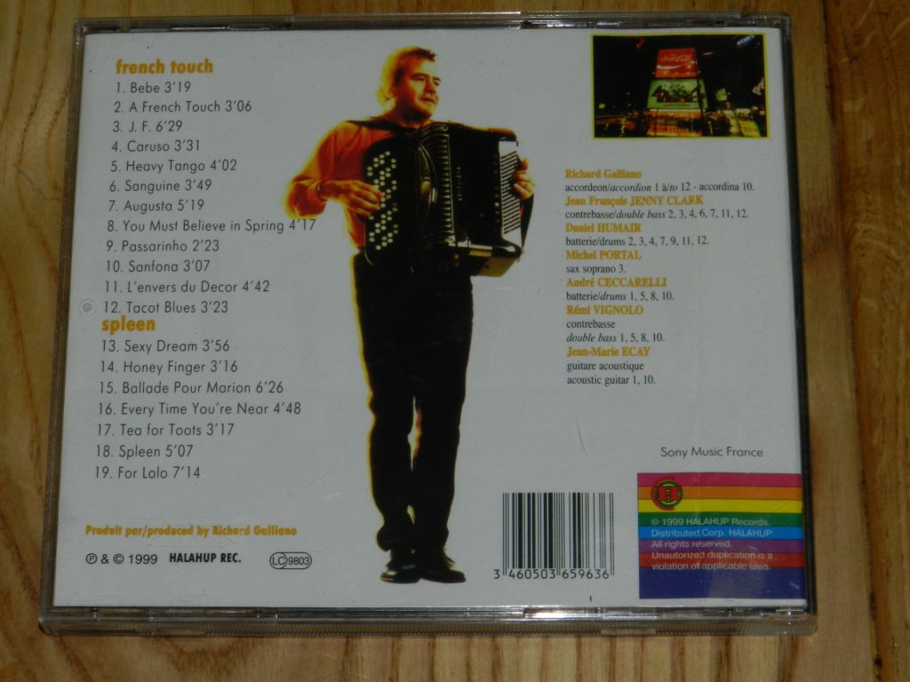 CD   Richard Galliano Jazz - фото фото фото 3