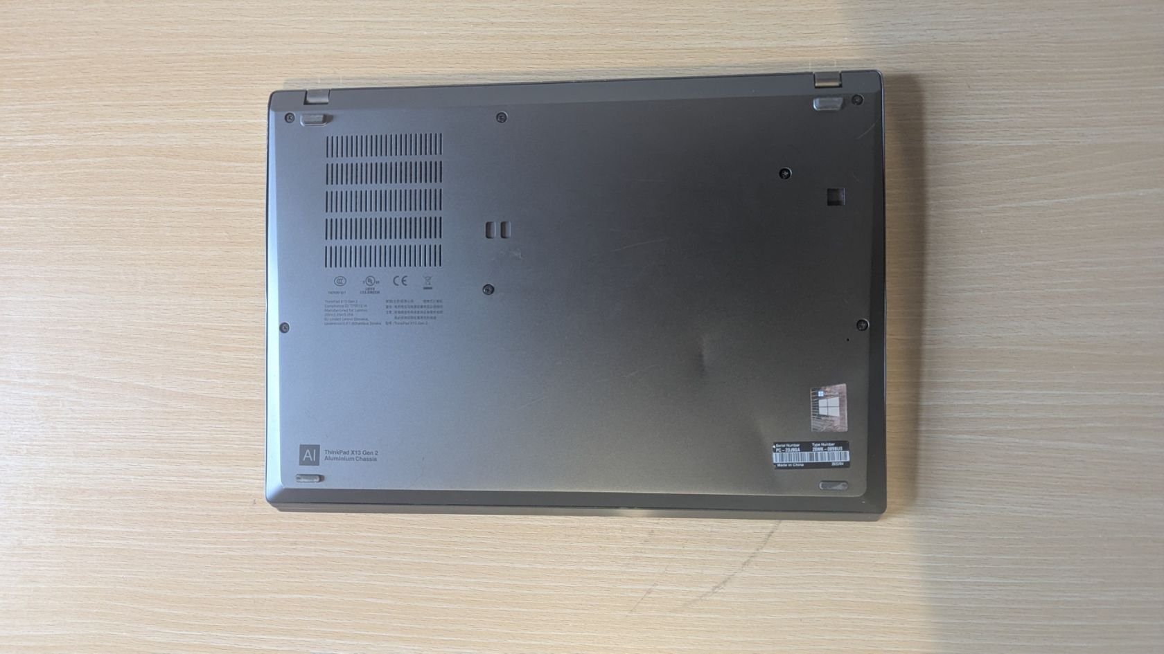 ноутбук Lenovo ThinkPad X13 g2i 20WK009BUS sn: PC2DJ9GA - фото фото фото 6