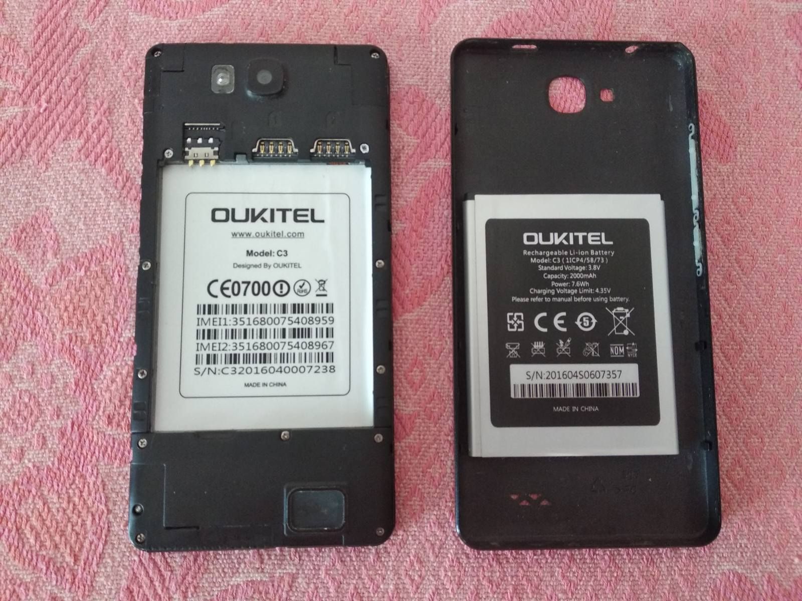 Мобильный телефон смартфон Oukitel C3 - фото фото фото 2