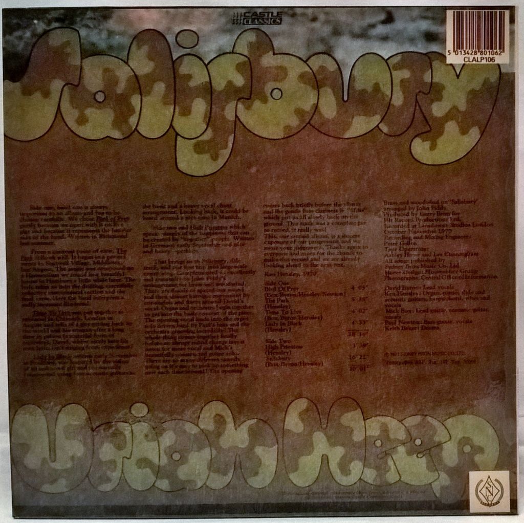 Uriah Heep ‎- Salisbury - 1971.    (LP). 12. Vinyl. Пластинка - фото фото фото 1