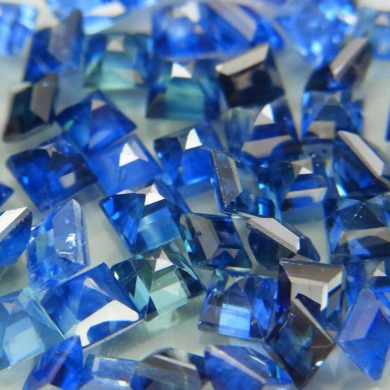 Натуральный  сапфир 2 - 2.5 mm - фото фото фото 1
