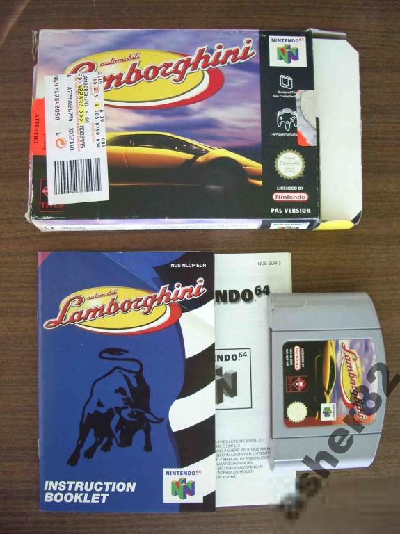 Игра на Nintendo 64 "Automobili Lamborghini"        (PAL) - фото фото фото 0
