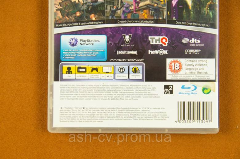 Диск Playstation 3 - Saints Row The Third - фото фото фото 4