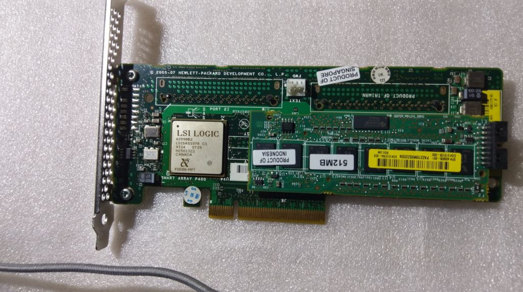 Контроллер RAID HP SMART ARRAY P400 CONTROLLER - фото фото фото 0