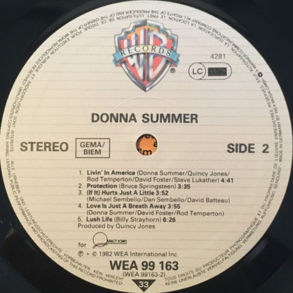 Donna Summer - Donna Summer - 1982.    (LP). 12. Vinyl. Пластинка. Germany - фото фото фото 5