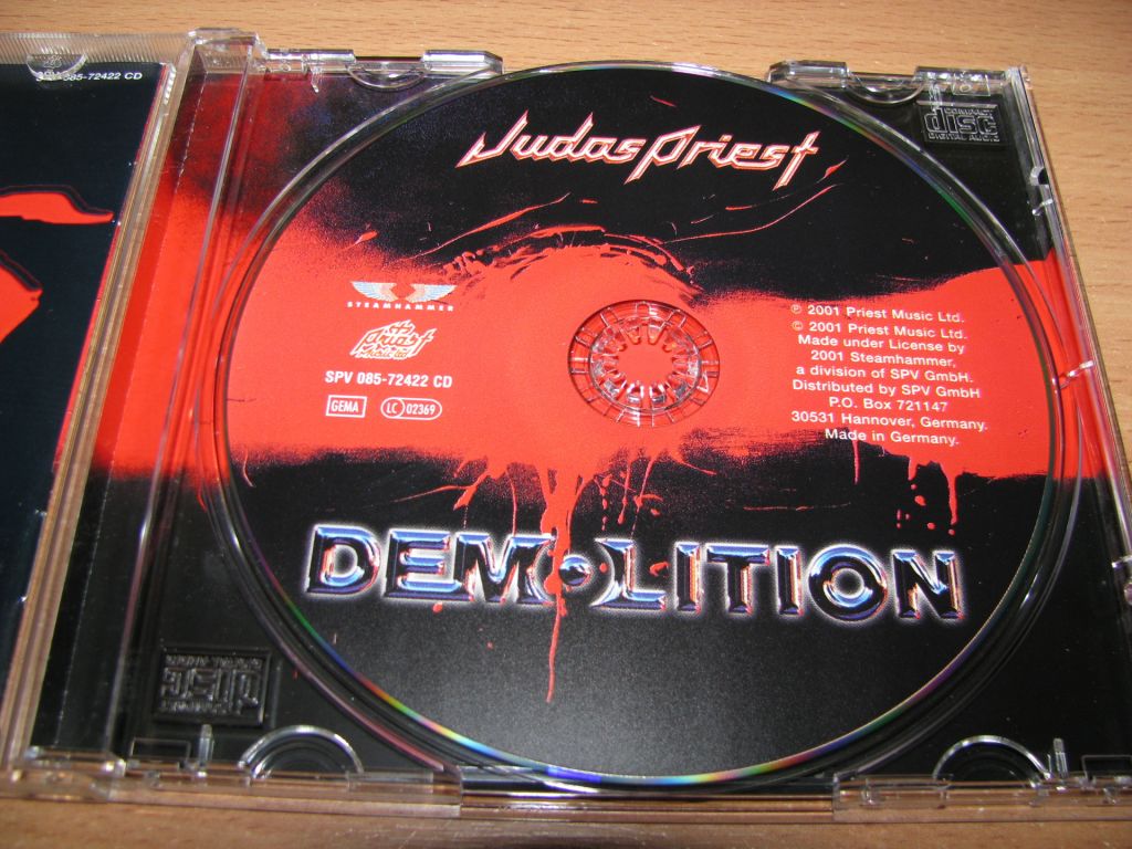 JUDAS PRIEST - Demolition    (2001 Steamhammer 1st press,Germany) - фото фото фото 2