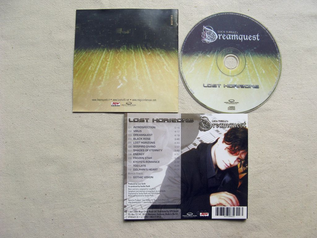 CD Rhapsody of Fire Family.  Luca Turilli's Dreamquest.  Lost Horizons. 2006/2015. - фото фото фото 2
